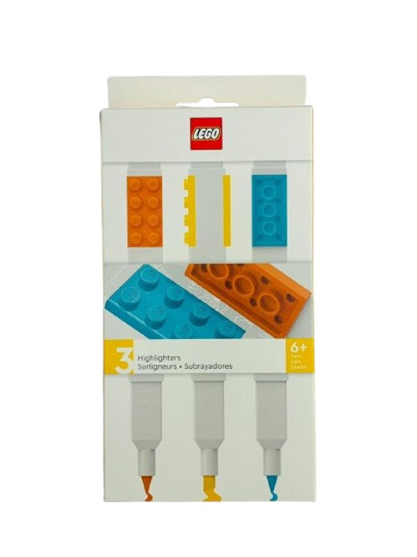 MARCA TEXTO LEGO 3 CORES