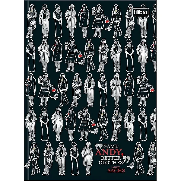 CADERNO BROCURA COLEGIAL DIABO VESTE PRADA 80 FOLHAS - TILIBRA
