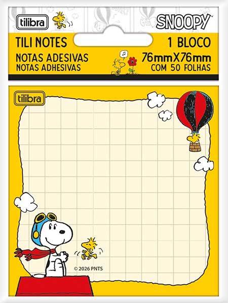 TILI NOTES SNOOPY 76X76MM - TILIBRA