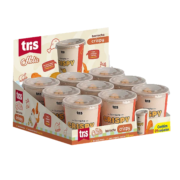 BORRACHA HOLIC CRISPY - TRIS