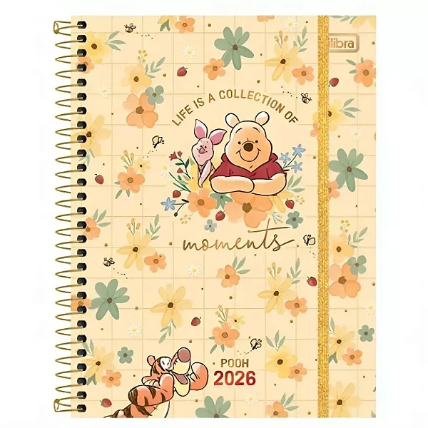 AGENDA ESPIRAL PLANNER POOH - TILIBRA