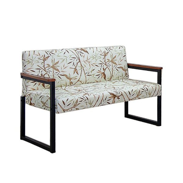 Poltrona 2 Lugares Aço Tecido WalterBlock Niteroi Floral