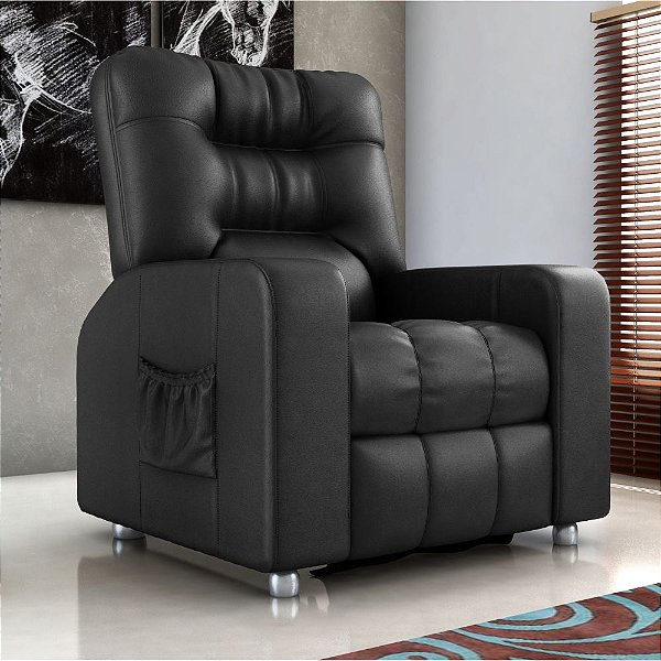 Cadeira Do Papai Confortavel e Reclinavel GM Corino Preto