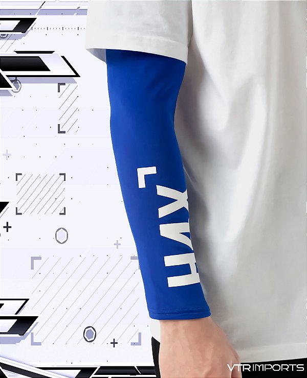 Manguito H4X PRO SLEEVES BLUE - Medidas na descrição