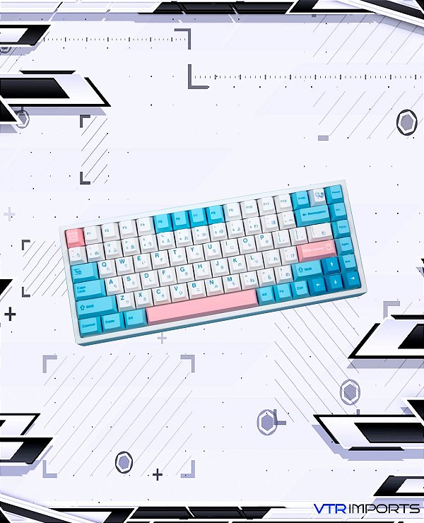 (ENCOMENDA) Keycaps Milk Cover 141 Teclas (Teclado Full Size)