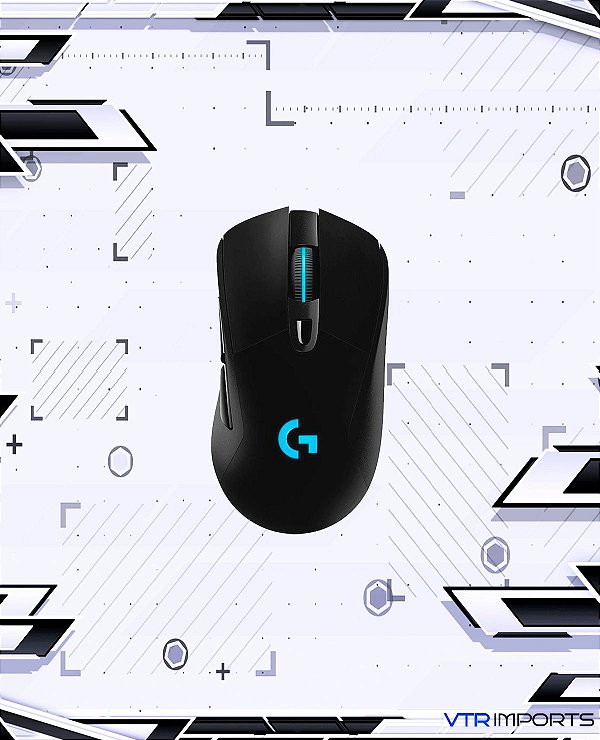 (PRONTA ENTREGA)  Mouse Gamer Logitech G403 HERO com RGB LIGHTSYNC, 6 Botões Programáveis, Ajuste de Peso e Sensor HERO 25k