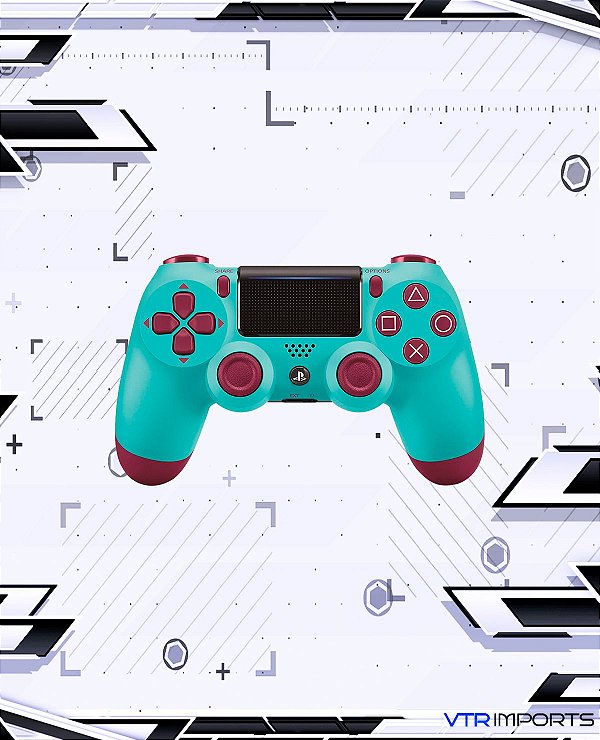 Controle PS4 - Light Blue (Acompanha caixa e cabo carregador)