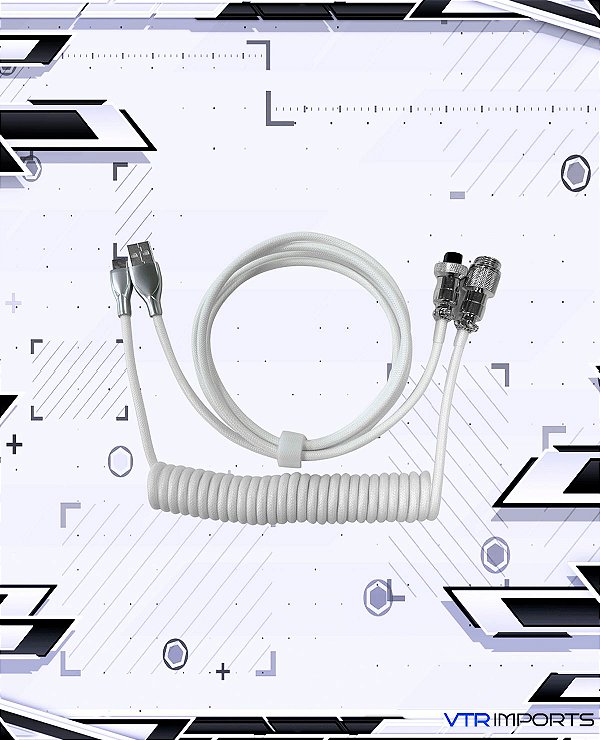 (PRONTA ENTREGA) Coiled Cable - White
