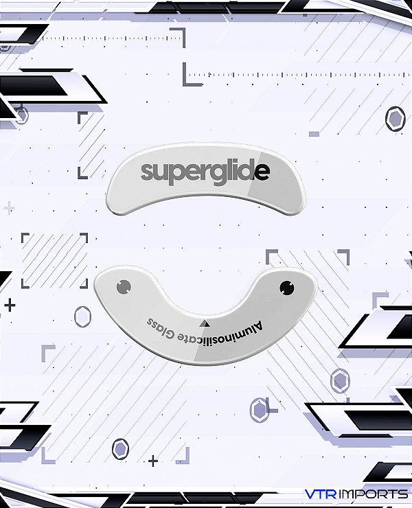 Mousefeet de Vidro Pulsar Superglide - Endgame Gears XM1 RGB / XM1r  (BRANCO)