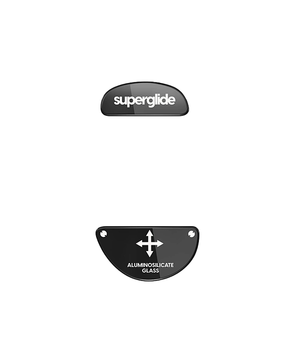 Mousefeet de Vidro Pulsar Superglide V1 - Zowie EC Series (PRETO)