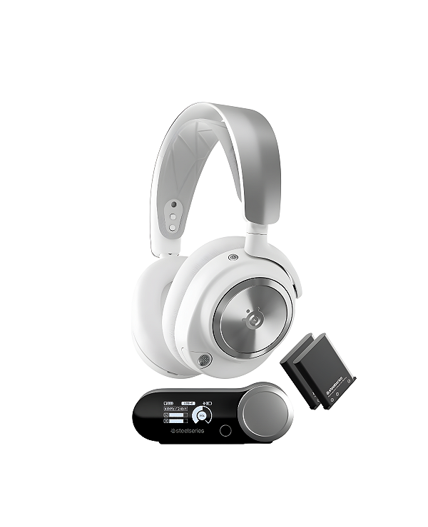 (PRONTA ENTREGA) Headset Steelseries Arctis Nova Pro Wireless - Branco