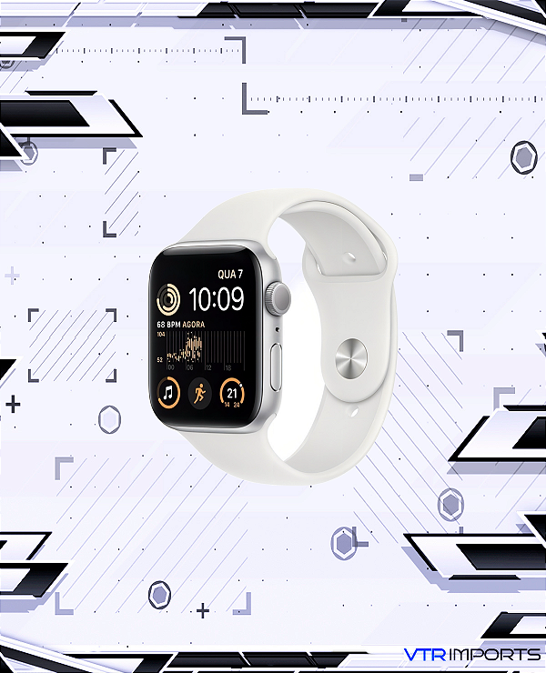 (ENCOMENDA) Apple Watch SE 40mm - Silver (LACRADO)