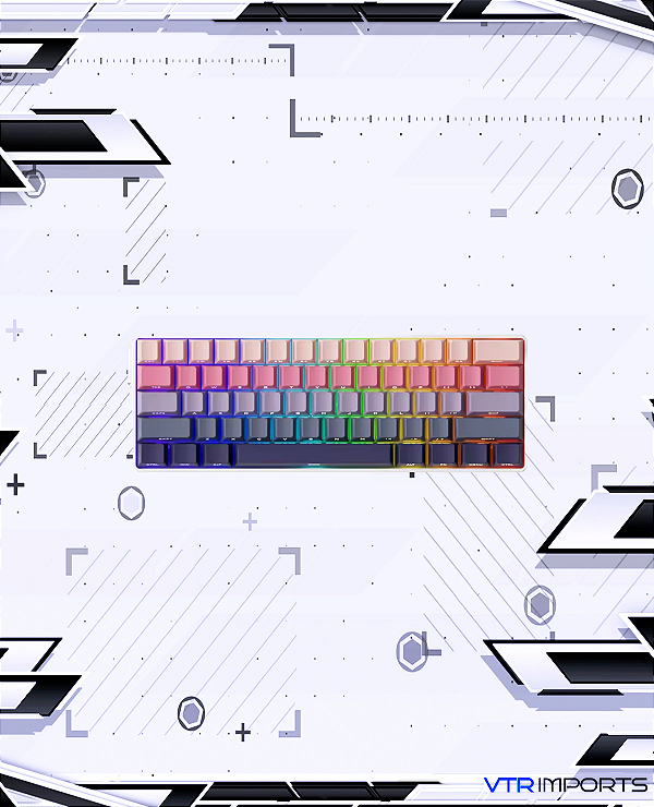 (PRONTA ENTREGA) Teclado Magnético Akko MonsGeek FUN60 MAX TRI-MODE
