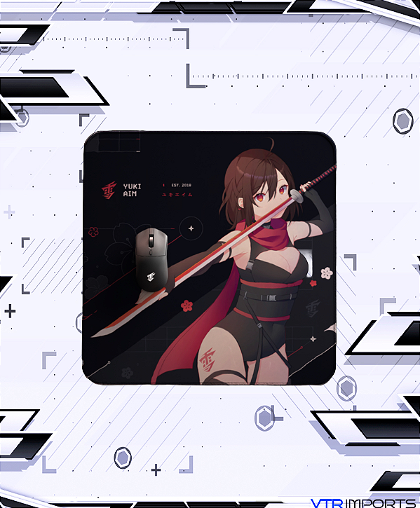 (PRONTA ENTREGA) Mousepad Yuki Aim Katana 2023 - XL - PRETO (SEM CAIXA, SEM USO)