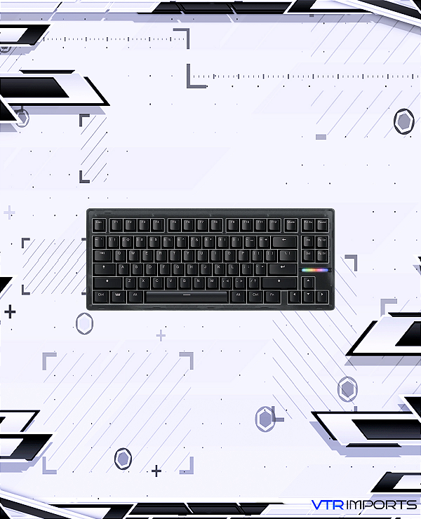 (PRONTA ENTREGA) Teclado Wooting 80HE+ PCR - Ghost