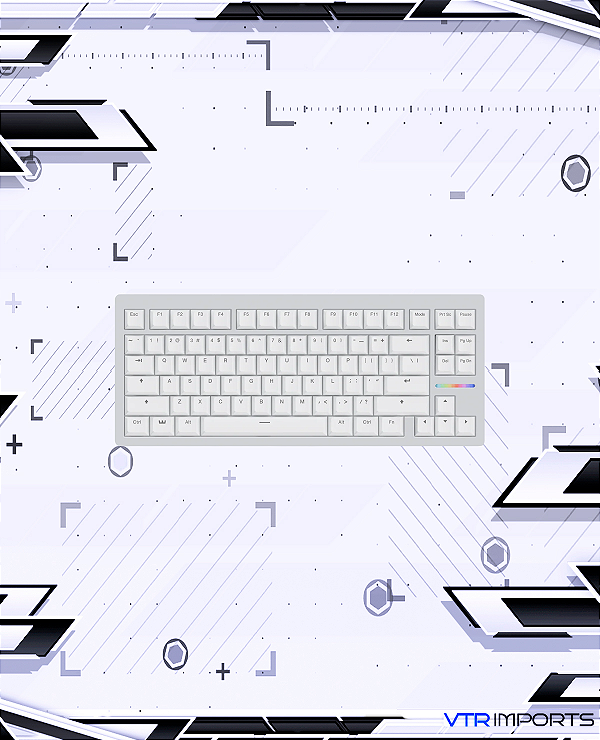 (PRONTA ENTREGA) Teclado Wooting 80HE+ Zinc