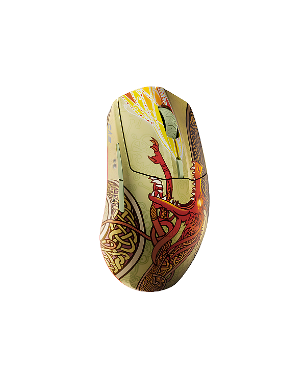 COMBO - Mouse SteelSeries CS2 Dragon Lore Edition Wireless + Mousepad SteelSeries CS2 Dragon Lore - 90x40cm