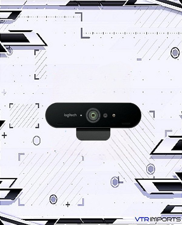 (PRONTA ENTREGA) Webcam Logitech UltraHD 4K BRIO (SEM CAIXA E SEM CABO)