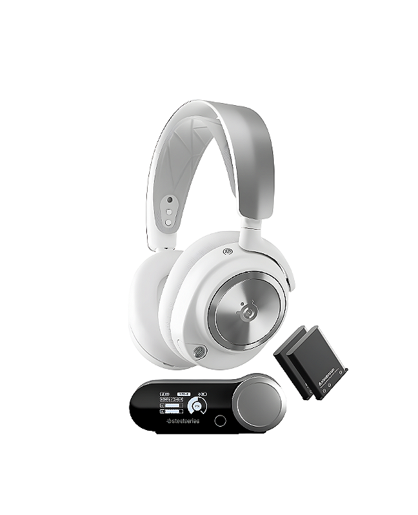 (OPEN BOX) Headset Steelseries Arctis Nova Pro Wireless - Branco (PlayStation)