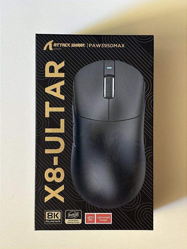 Mouse Attack Shark X8 Ultra - Preto (Open Box)