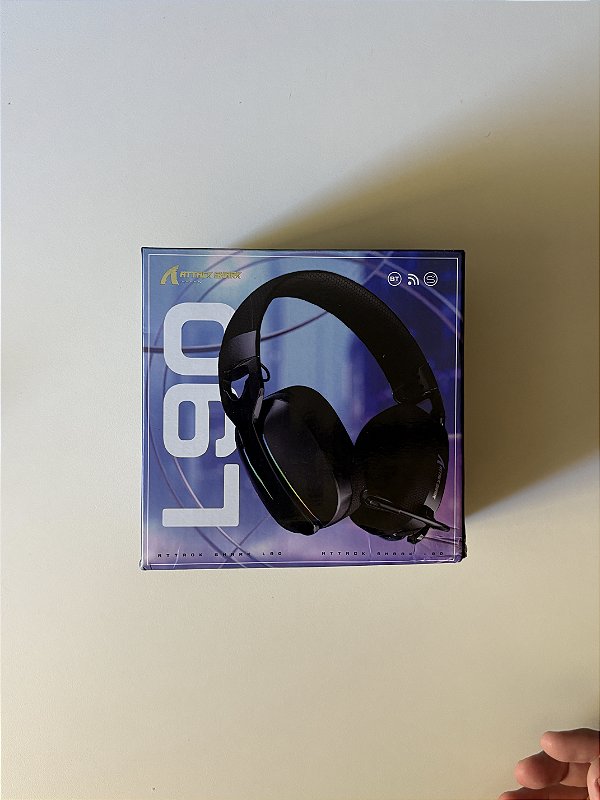 Fone Sem Fio Attack Shark L90 - Preto (Open Box)