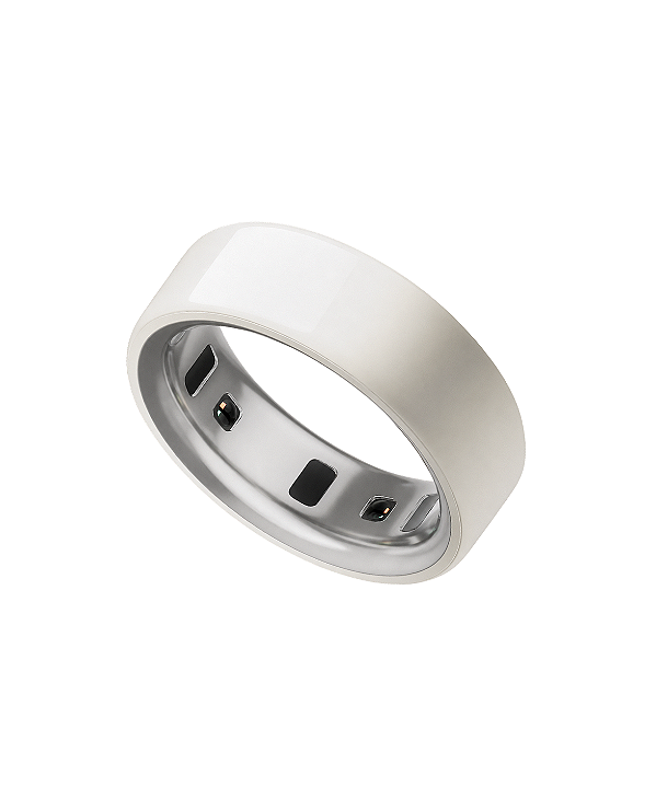 Anel Inteligente Oura Ring 4 Cerâmica - Cloud White