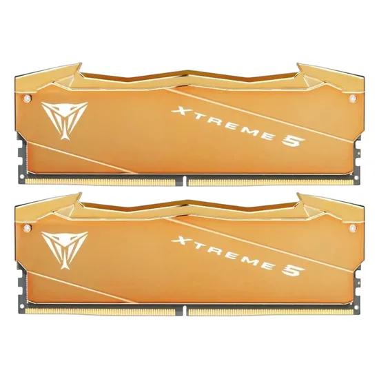 Memória RAM Patriot Viper Xtreme 5 Aurum 64GB (2x32GB) DDR5 6000 MT/s CL30 - Dourado (VXA564G6030K)