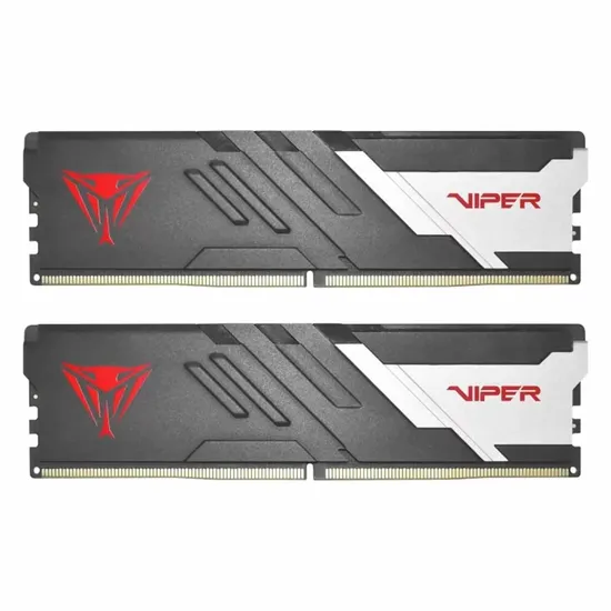 Memória RAM Patriot Viper Venom 64GB (2x32GB) DDR5 6000 MT/s CL30 - Preto / Prata (PVV564G600C30K)
