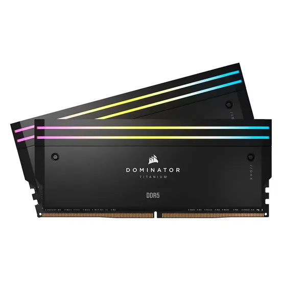 Memória RAM Corsair Dominator Titanium RGB 32GB (2x16GB) DDR5 6400 MT/s CL32 - CMP32GX5M2B6400C32