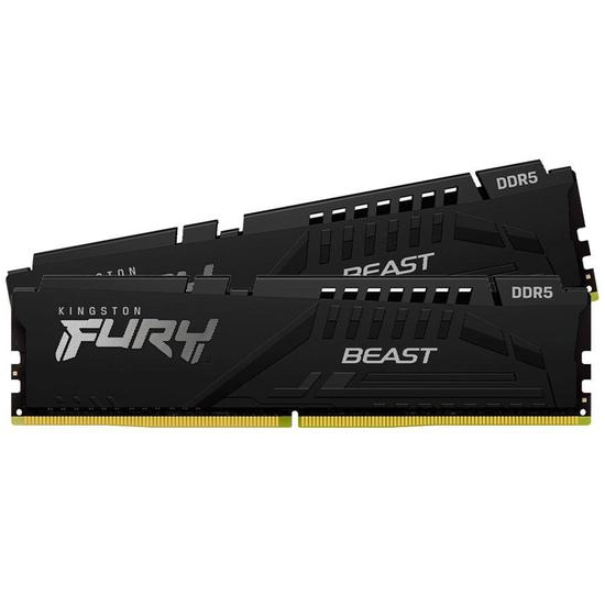 Memória RAM Kingston Fury Beast DDR5 32GB (2x16GB) 5600 MT/s - Preto (KF556C36BBEK2-32)