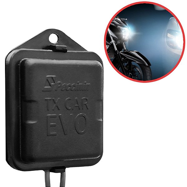 Tx Car Controle Luz Farol Portão Eletrônico 433mhz Evo Original Nice Peccinin