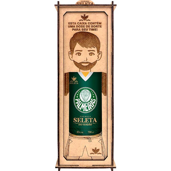 Kit Cachaça Seleta Torcedor Palmeiras