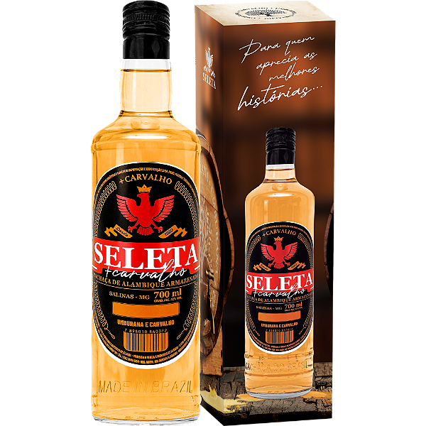 Cachaça Seleta + Carvalho 700 Ml