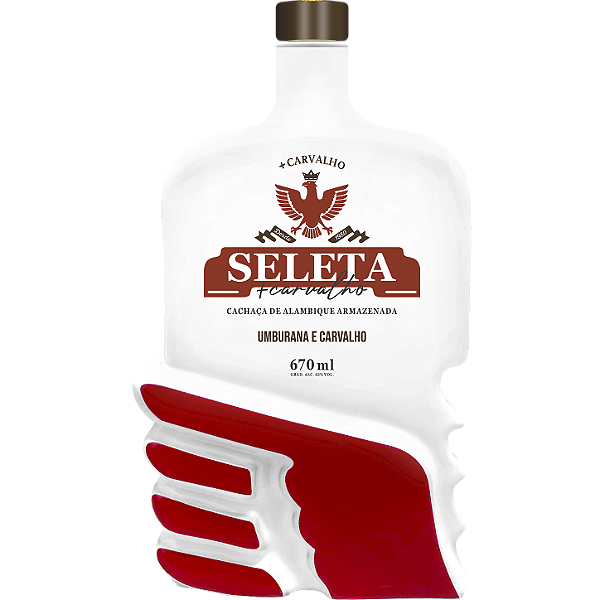 Cachaça Seleta + Carvalho Porcelana Asas 670 Ml