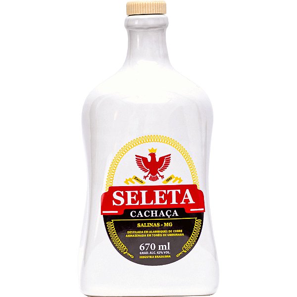 Cachaça Seleta Ouro Porcelana 670 Ml