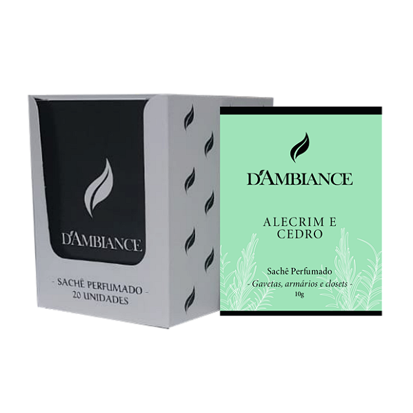 Sachê Perfumado DAMBIANCE 10g - Caixa com 20 unidades