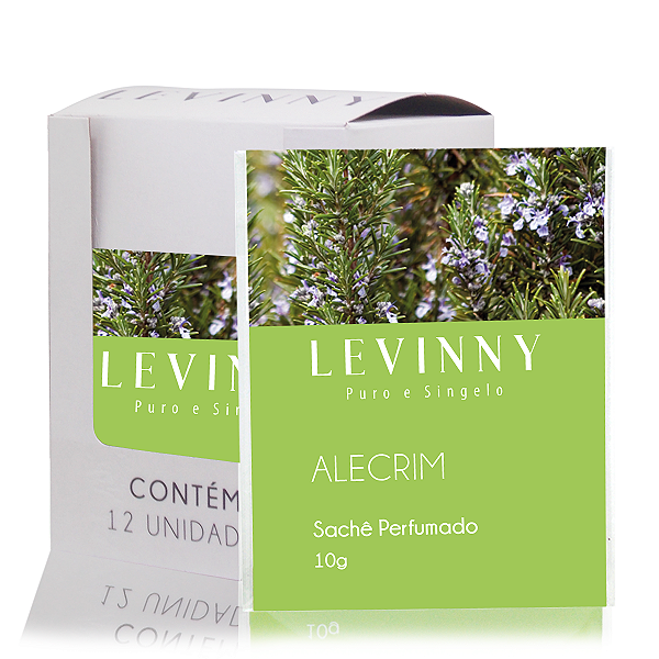 Sachê Perfumado LEVINNY 10g - Caixa com 12 unidades