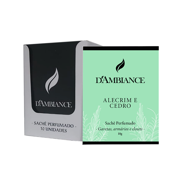 Sachê Perfumado DAMBIANCE 10g - Caixa com 10 unidades