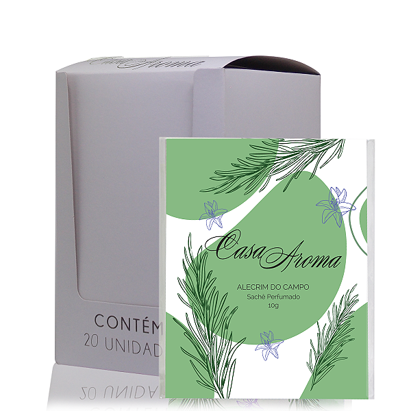 Sachê Perfumado CASA AROMA 10g - Caixa com 20 unidades