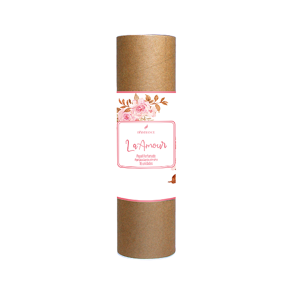 Papel Perfumado para Gavetas (Tubo com 16 unidades) LA AMOUR