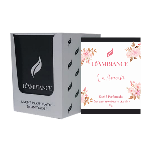 Sachê Perfumado LA AMOUR 10g - Caixa com 20 unidades