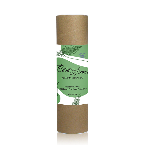 PAPEL PERFUMADO PARA GAVETAS CASA AROMA 16 UNIDADES
