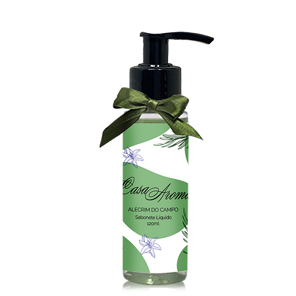 SABONETE LÍQUIDO 120ML CASA AROMA