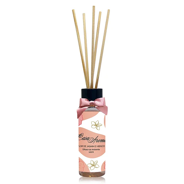 Difusor de Ambiente CASA AROMA - Flor de Jasmim e Hibisco 120ml