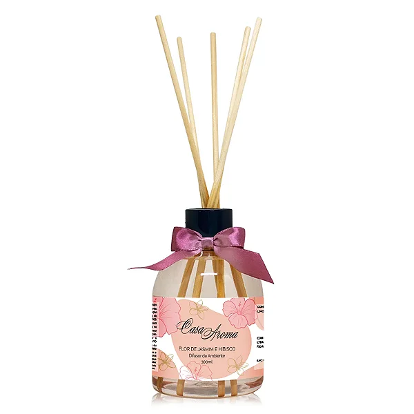 Difusor de Ambiente CASA AROMA - Flor de Jasmim e Hibisco 300ml