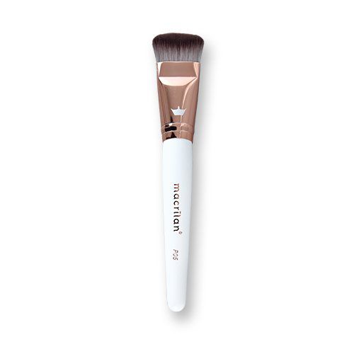 PINCEL PROFISSIONAL KABUKI CHANFRADO PARA BASE P05 PERFORMANCE MACRILAN