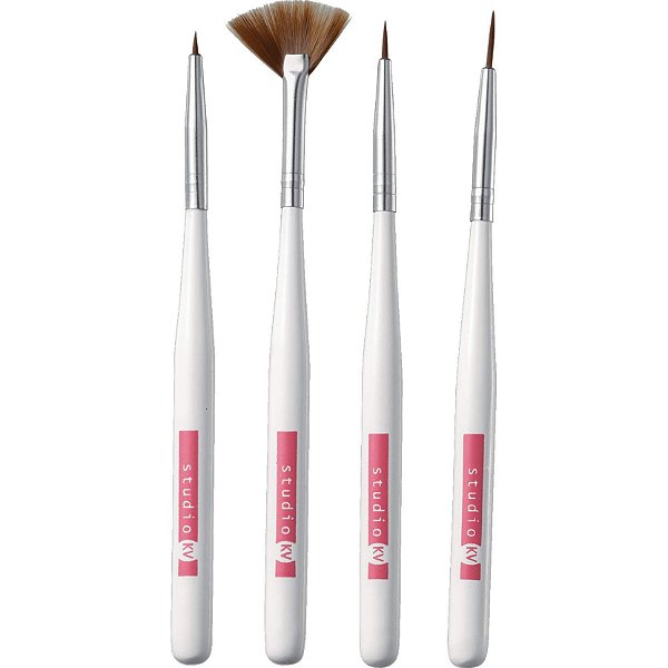 KIT DE PINCEIS P/UNHASE DELINEADO  STUDIO KV