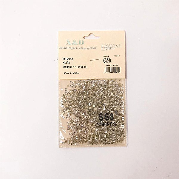 STRASS PRATA SS8 PARA MAQUIAGEM LA MAKE