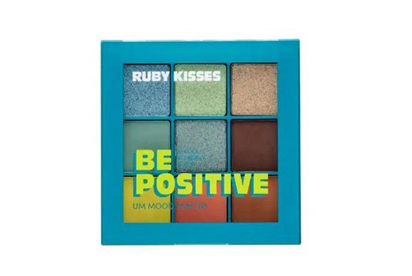 PALETA DE SOMBRAS BE POSITIVE RUBY KISSES