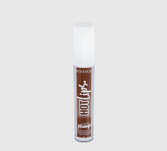 HOT LIPS BROWN EFEITO PLUMP VIZZELA